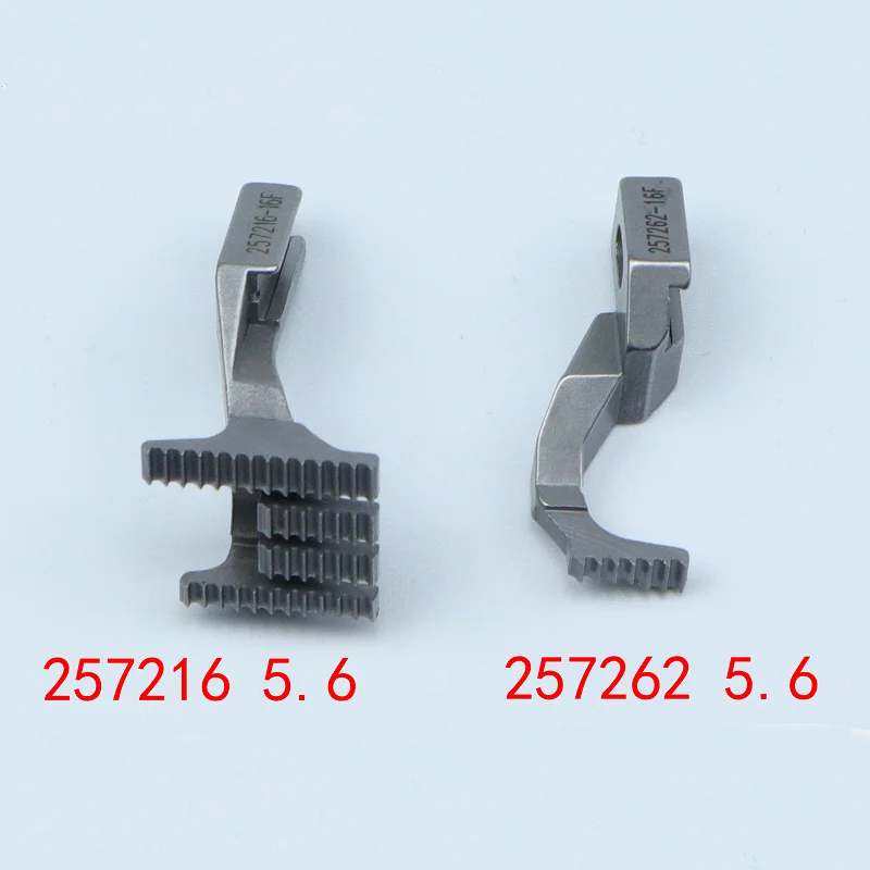 W500 5 6 зубьев: 257207-16F три иглы и пять линий плоский замок зубья для кормления ткани