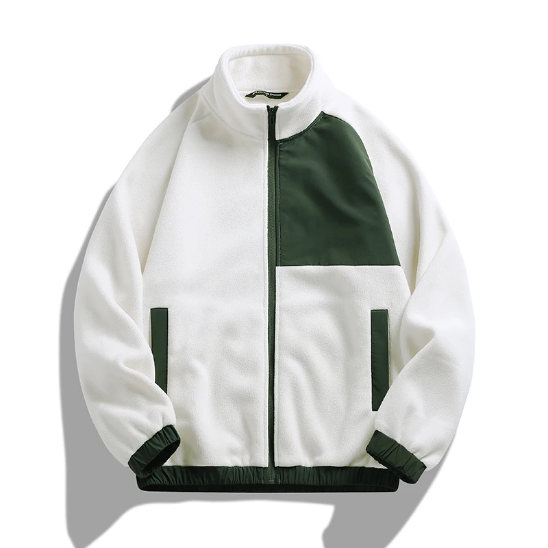 

Polar fleece hoodie Men's sweatshirts 2022 new lamb fleece jacket winter Thick Warm fleece tracksuit cardigan sweatshirt mens