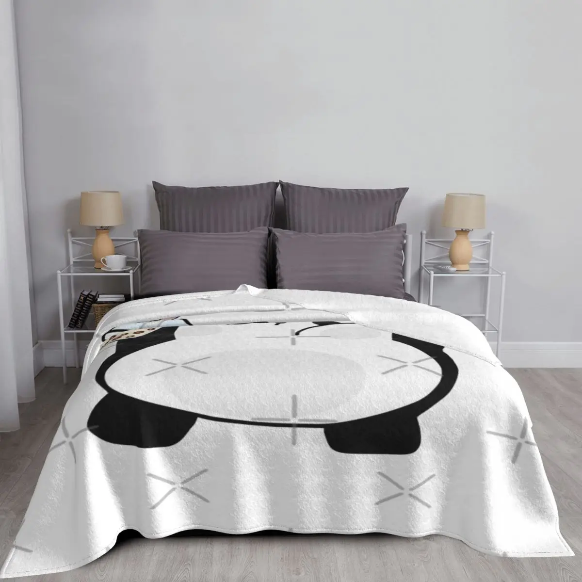 Полная маленькая панда любит Бобу одеяло покрывало на кровать мягкое диван