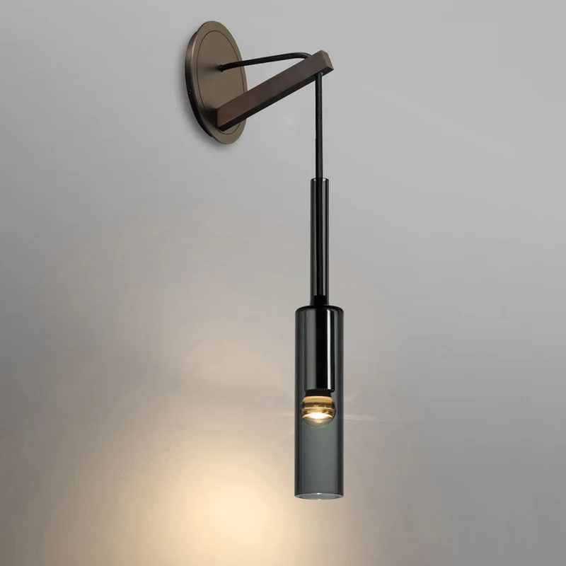 

Nordic Modern Wall Lamp All Copper LED Interior Lighting Creative Bedside Lamps Living Dining Room Bedroom Attic Outdoor Sconce