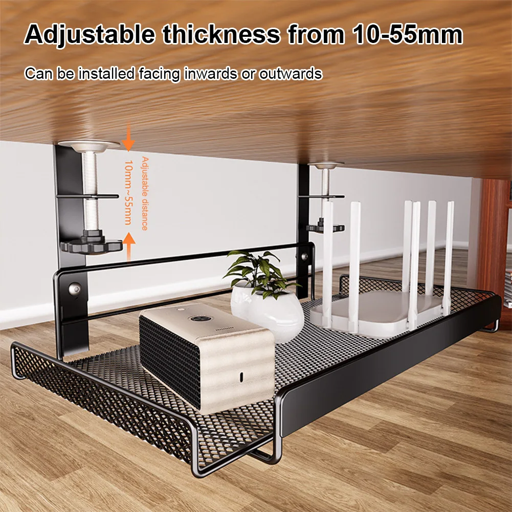 Сверхпрочный Металлический Органайзер Для Кабелей Настольный Шнуров Под Столом