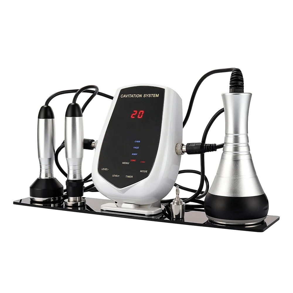 Ультразвуковая кавитация 40 кГц 4 в 1 RF ультразвуковой массажер для похудения