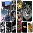 Чехол для Xiaomi Redmi Note 11 Pro 10, мягкий черный чехол для телефона Redmi 10, 9, 9s, 8, 7, 9T, 8T, с изображением короля льва, Тигра для Redmi 10, 9, 9a, 9c, 9T, 8, 8A, 7A, Обложка
