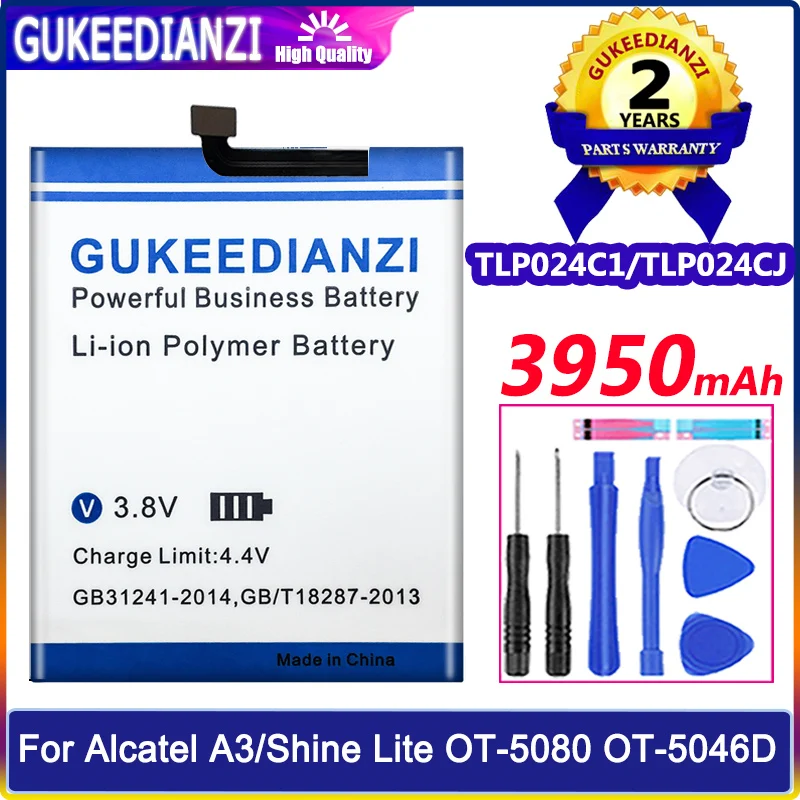 

TLP024C1 TLP024CJ TLP024CC Battery 3950mAh For Alcatel A3 OT-5046 Shine Lite OT-5080 5080X OT-5046D OT-5046Y 5046D Battery