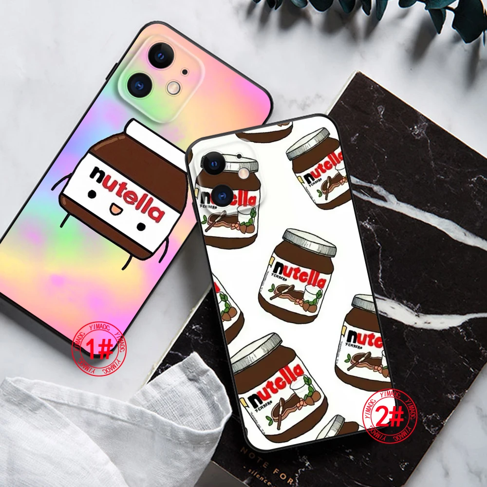 Мягкий чехол Kawaii nutella для Redmi Note 11 11S 10 10T Pro Max 10S 9T 9 9S 8 8T 7 Xiaomi Mi 11I 12 12X