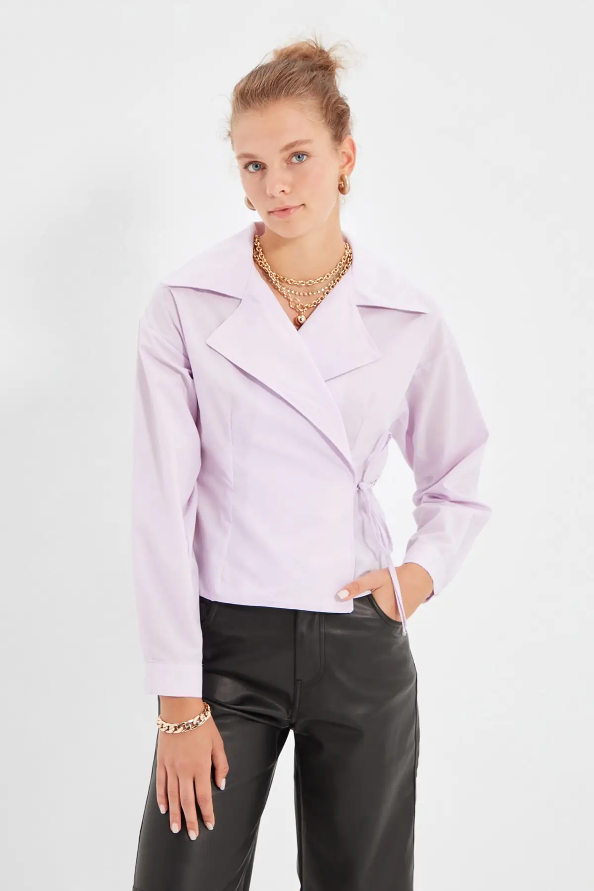 

Trendyol Double Breasted Blouse TWOAW22BZ0557