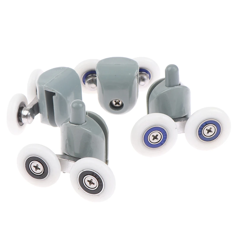 1Set Zinc Alloy Double Shower Door Roller Wheel Runner/pulleys/rollers/wheels Bearing Diameter 20mm/23mm/25mm/27mm - купить по