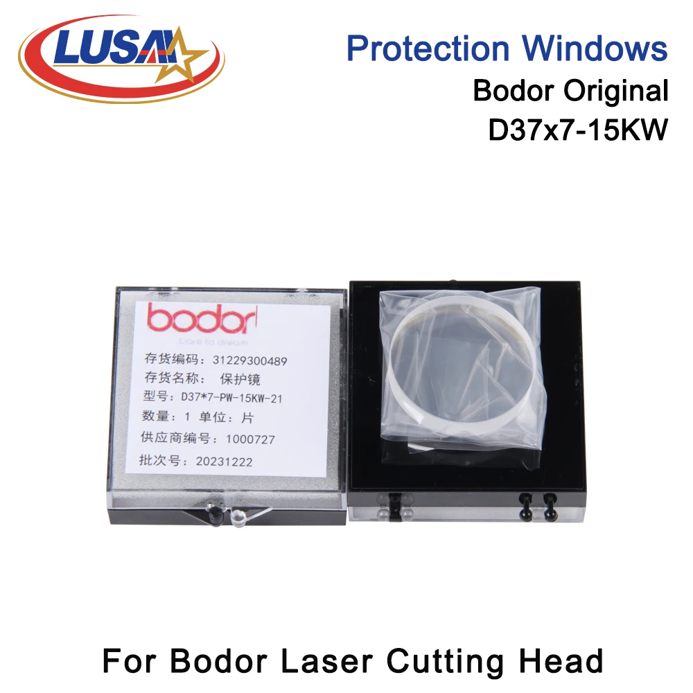 LUSAI 10 шт./партия Bodor оригинальная Защитная крышка Windows Genius 37X7 15KW волоконная