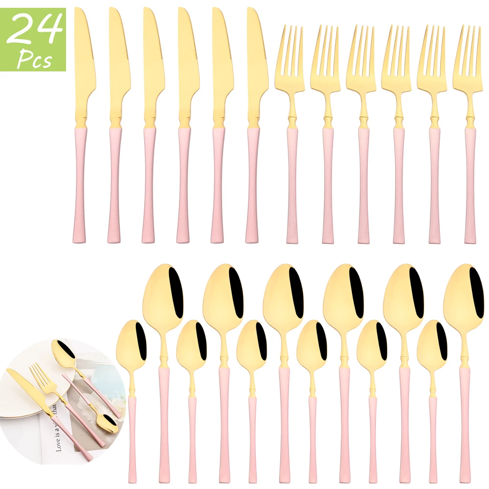 

Набор столовых приборов из нержавеющей стали, 16/24 шт.