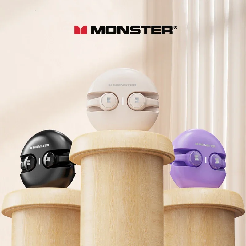 Беспроводные стереонаушники Monster XKT21 с объемным звуком Bluetooth V5.3 цвет в