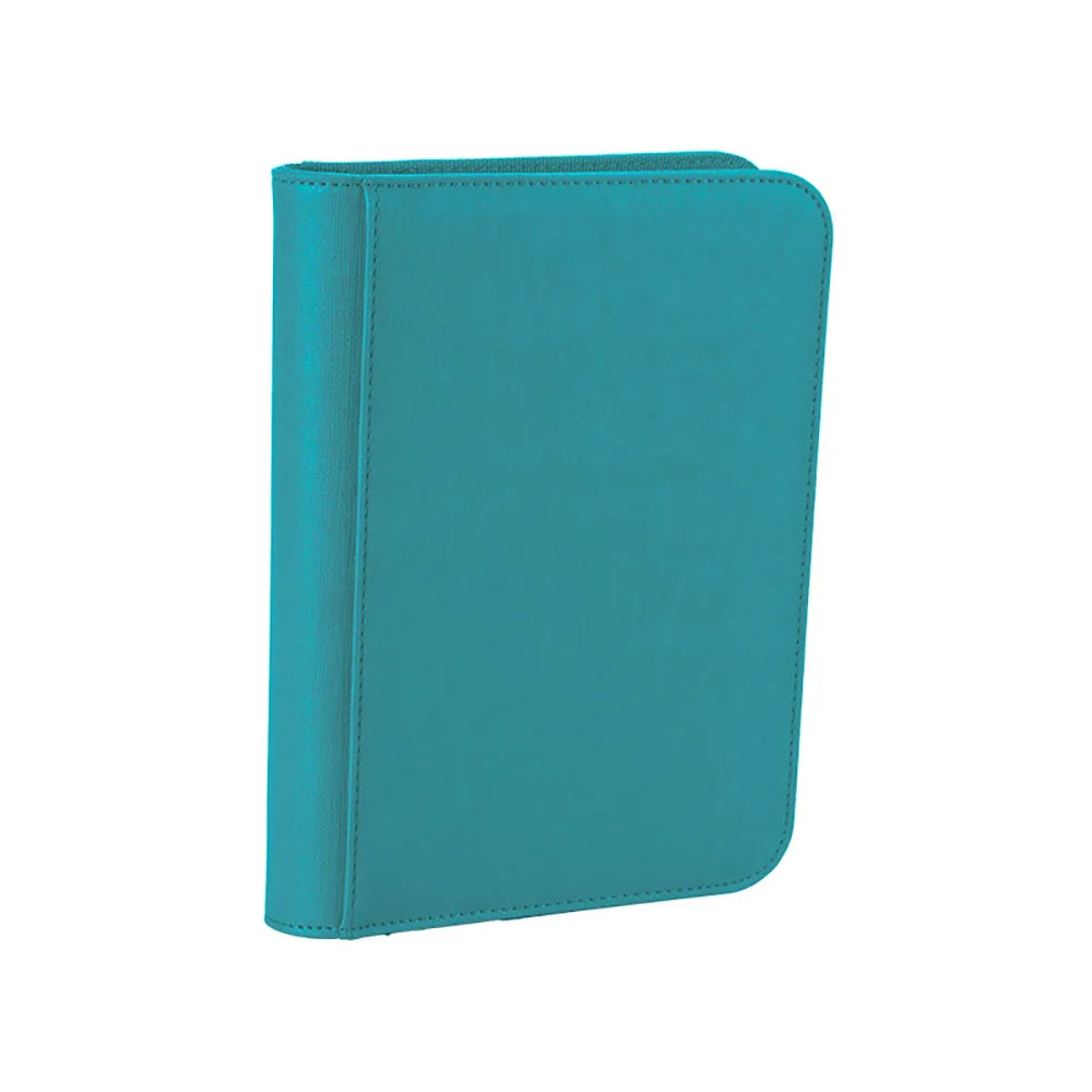 Premium Zip Binder -4 Pocket Trading Card Album Folder - 160 Side Loading Pocket Binder for TCG MTG PKM YUGIOH (sky blue)