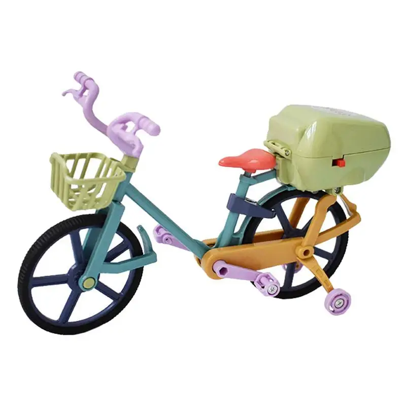 

1pc Creative Bike Sculpture Home Desktop Adornment Kids Toy (Random Color)