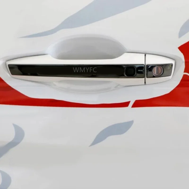 Черная дверная ручка из нержавеющей стали для Mitsubishi Eclipse Cross 2018 2019 защита от