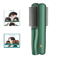 wireless charging anion hair straightening comb portable usb charging hair straightener hair straightening comb ceramic heating