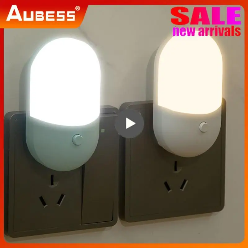 

Smart Motion Sensor Night Lamp Creative Night Lamp Led Bedroom Night Bedside Lamp Plug-in Switch Indoor Lighting Dimmable