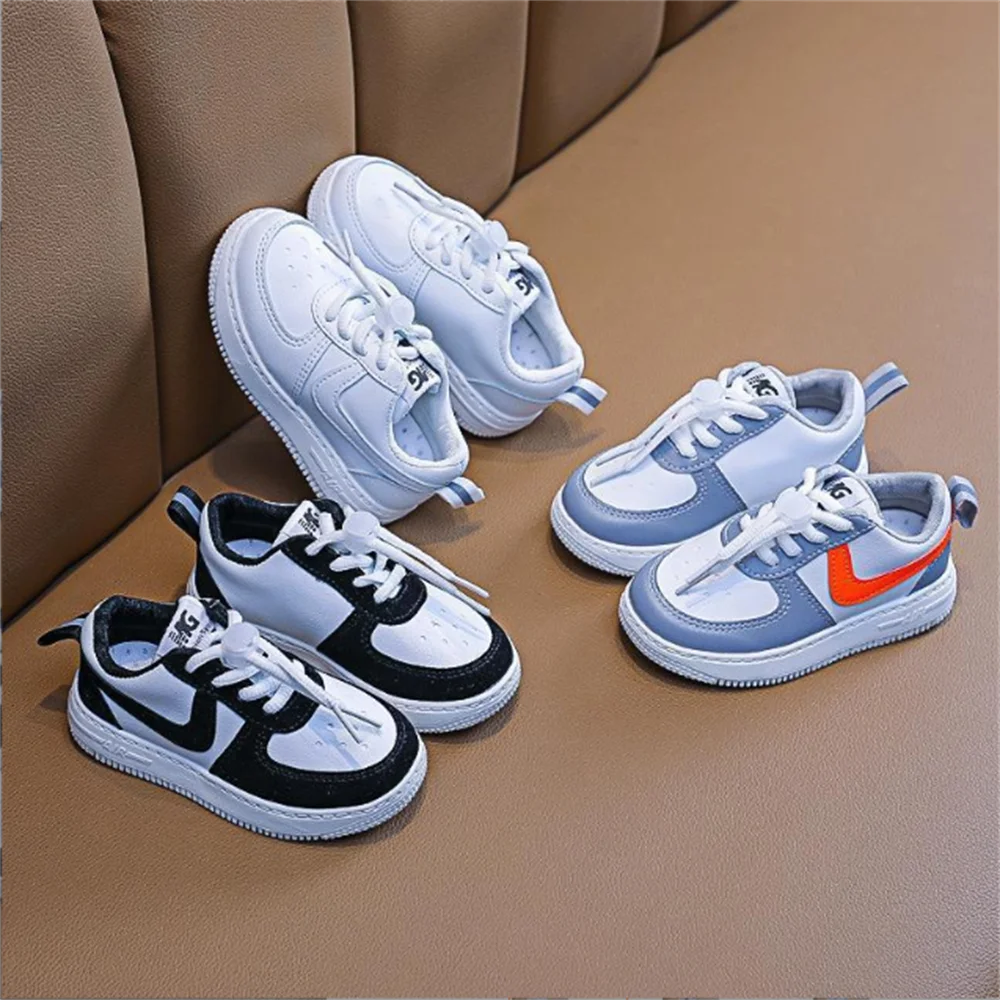 

2022 Disney Spring and Autumn Breathable Small White Shoes Boys Soft Sole Non-Slip Sneakers Girls Fashion Baby Toddler Shoes