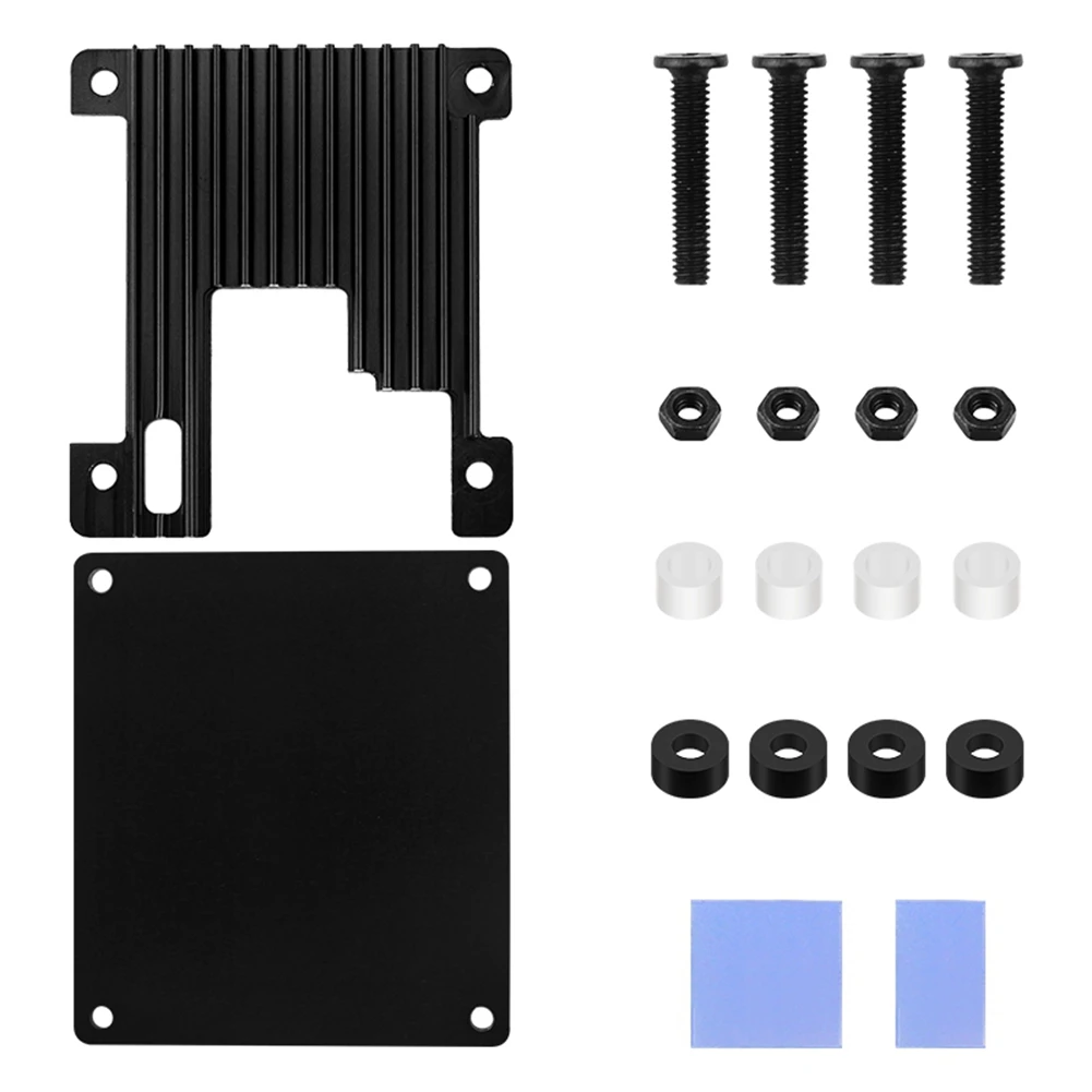 

Защитный чехол для Orange Pi Zero из алюминия, защитный корпус с охлаждением, металлический защитный пассивный охлаждающий корпус