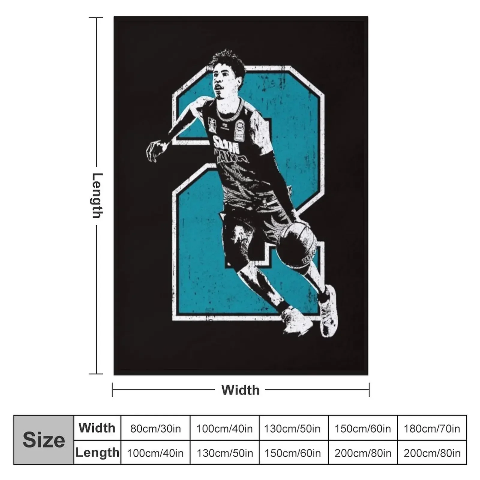 Lamelo Ball two Melo Плед Диван Теплые зимние одеяла