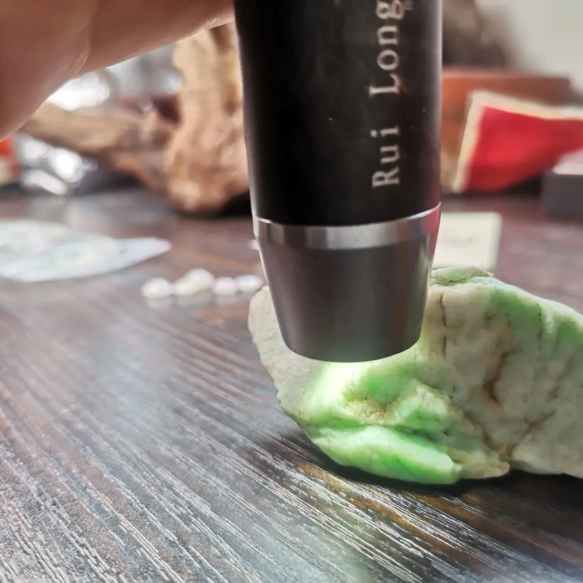 Natural Myanmar A Cargo Jade Wool Bulk Thick Pack Zhengyang Green Milk Base With Color Wool Raw Stone Carving Practice