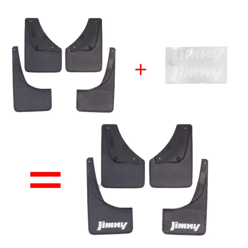 

Брызговики для Suzuki Jimny JB74, JB74W 2018-2020, брызговики передние и задние брызговики