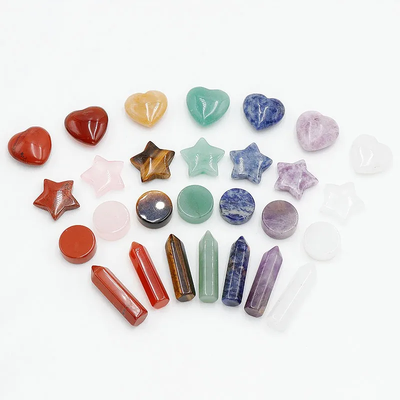 Подарок для медитации оптовая продажа натуральный Рейки 7 кристалл Шарки йога