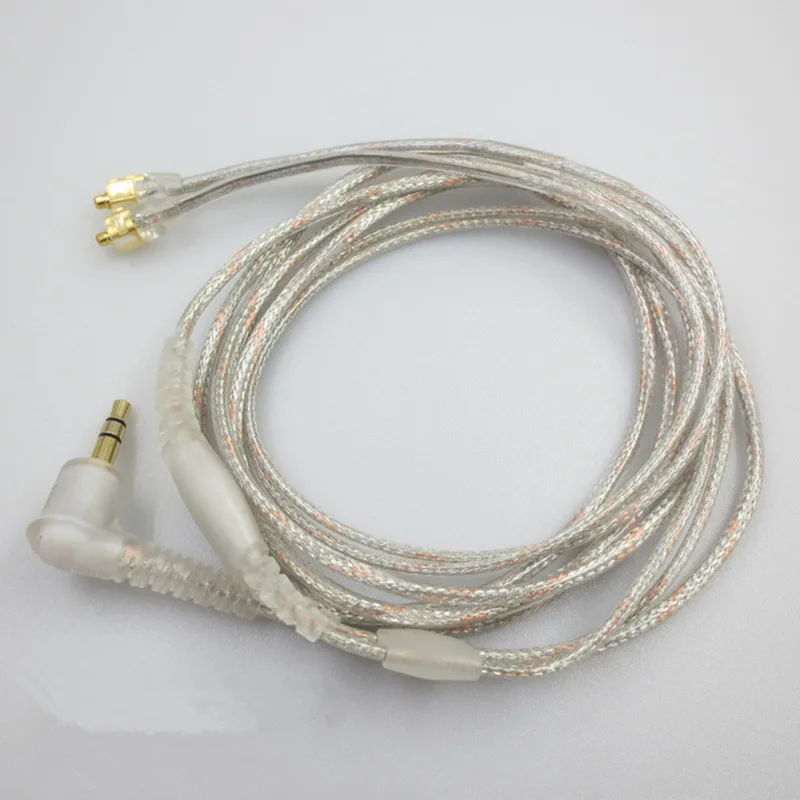 

1*Headphone Audio Cable For SHURE SE215 SE315 SE425 SE535 TH904 Headphone Earphone Cable 1.6 Meters For Most 3.5 Mm Jack