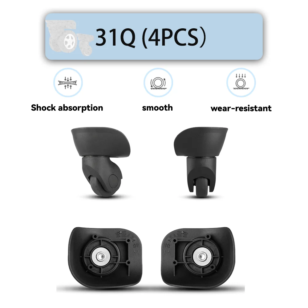 Универсальный сменный колёс для Samsonite 31Q вращающийся Гладкий бесшумный