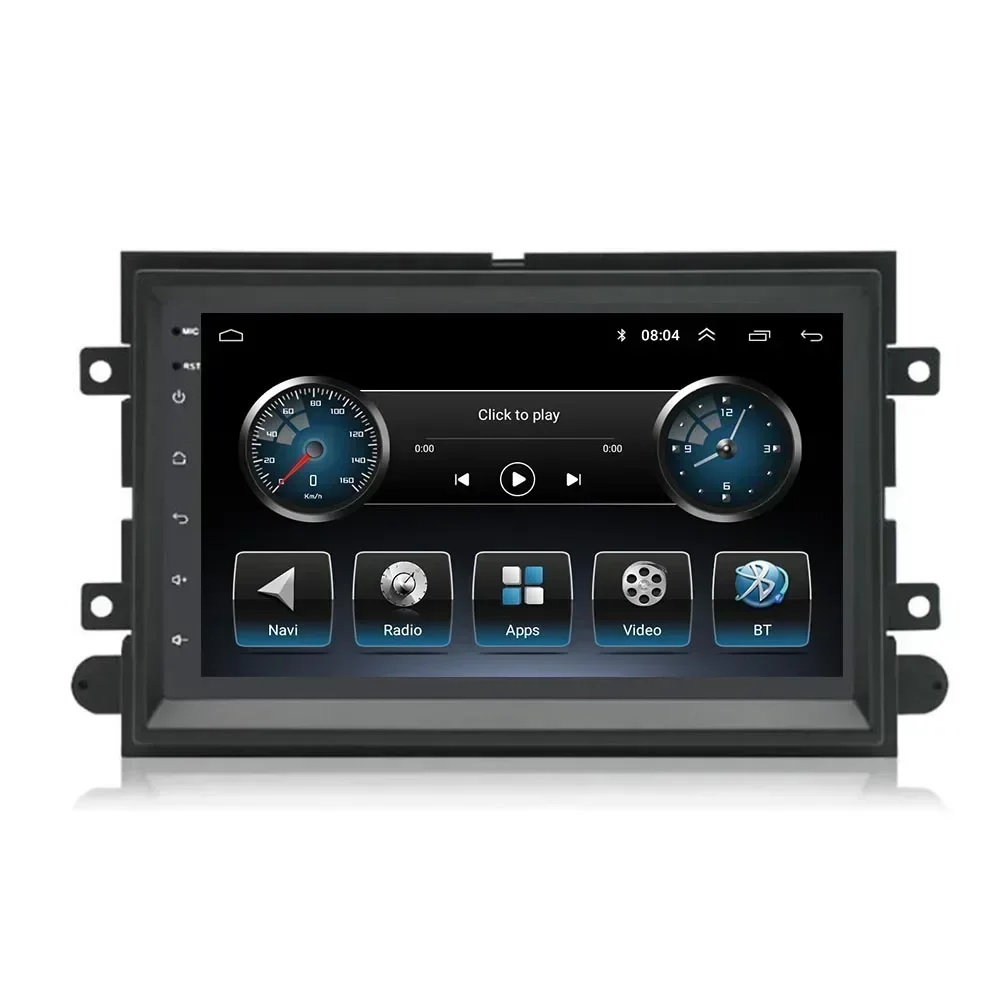 7-дюймовый автомобильный радиоприемник Android 13 стерео GPS Navi DVD-плеер для Ford 500 F150