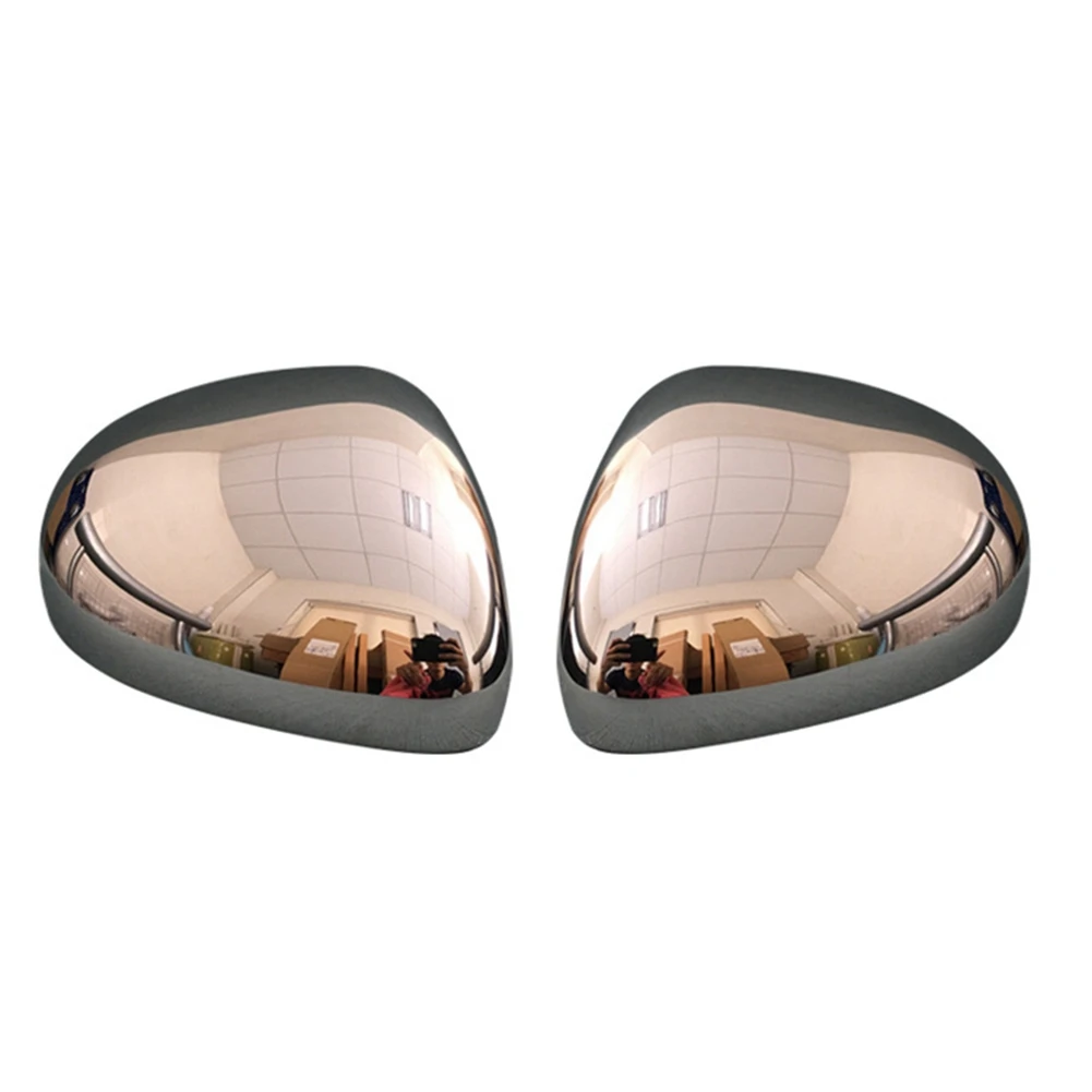 

For FIAT 500X 2014 2015 2016 2017 2018 2019 Chrome Side Wing Fender Rearview Door Mirror Cap Trim Auto Cover Styling
