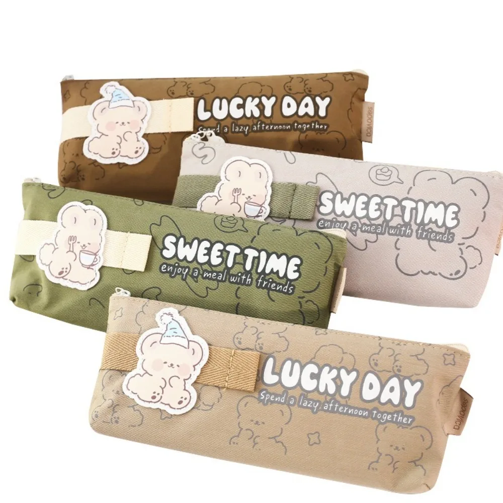 Новинка сумка для ручек случайного цвета большая емкость подарок студентов