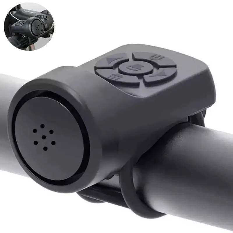 

Bike Electronic Loud Horn USB Charging Bike Bell Horn Bicycle Handlebar Ring Bell 120 DB Warning Safety Cycling Accessories