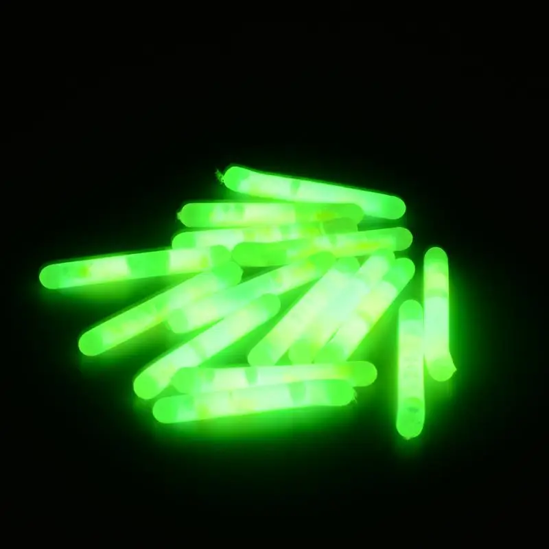 

50Pcs 4.5*37mm Fishing Float Fluorescent Lightstick Light Night Float Rod Lights Dark Glow Stick Useful Fishing/Party