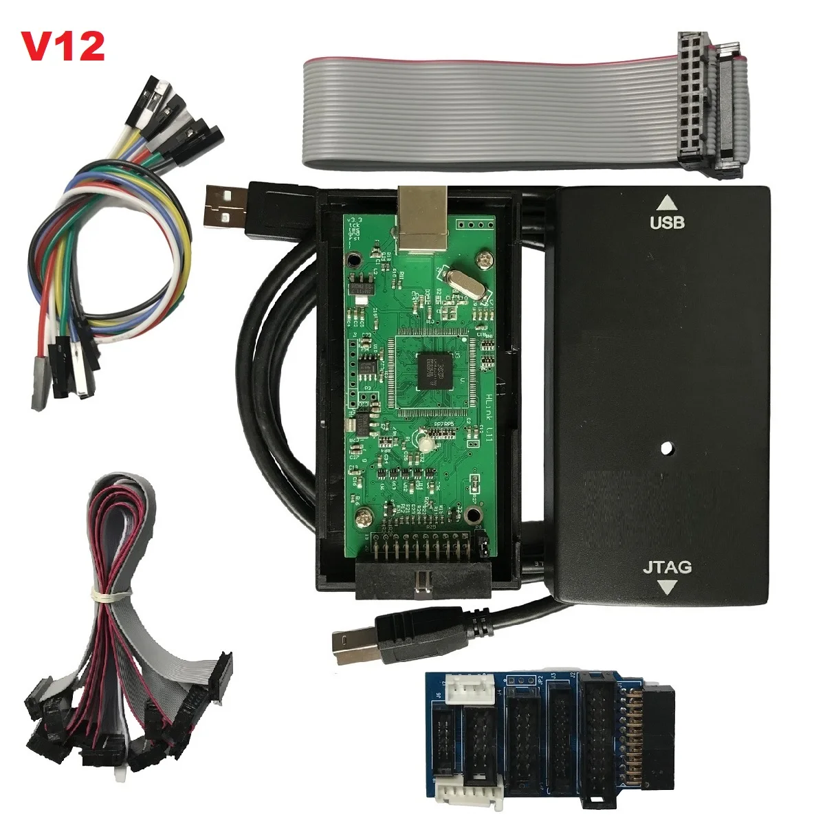 Полная комплектация для эмулятора JLink V12 J LINK V12 Jtag Swd программатор STM32 Эмулятор отладчик ARM MCU инструмент отладки адаптер PK Jlink V11 V9 Полная комплектация для эмулятора JLink V12 J LINK V12 Jtag Swd программатор STM32 Эмулятор отладчик ARM MCU инструмент отладки адаптер PK Jlink V11 V9