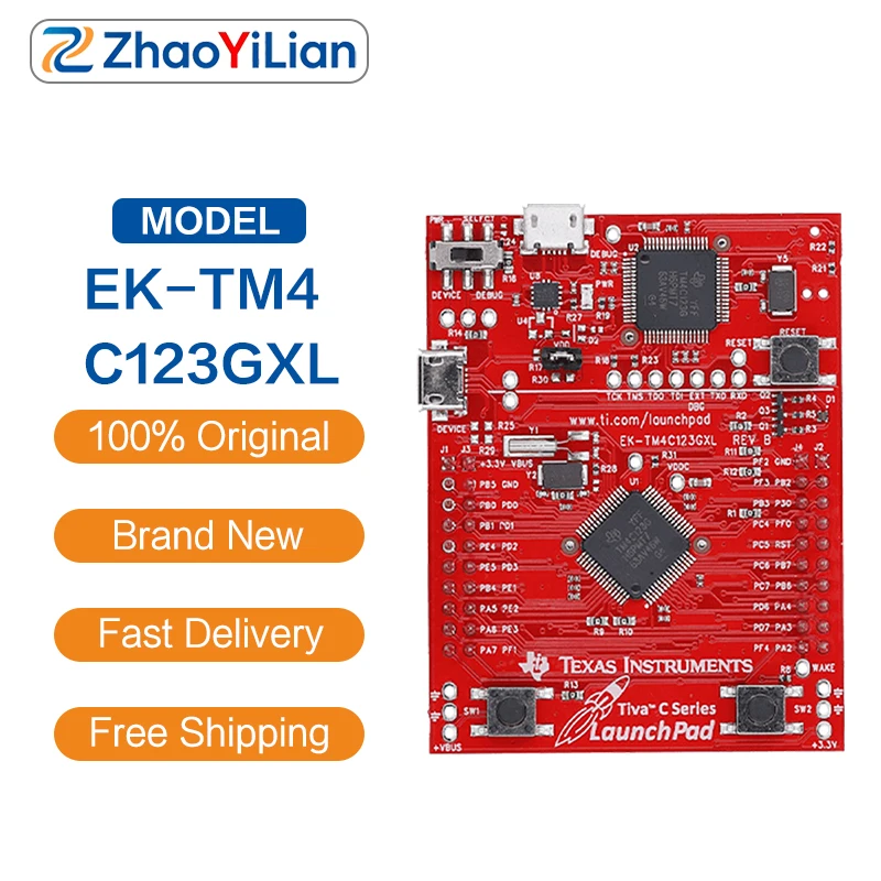 Фото Для EK‑TM4C123GXL Tiva C TM4C123G LaunchPad ARM Cortex M4 MCU встроенной платы для оценки и разработки. №2