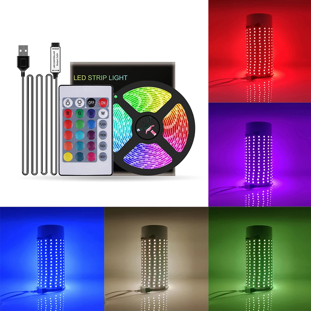 

TV Laptop Screen Decoration Wedding Decorative Fairy Lights 5050 SMD RGB Strip Lights LED Background Lighting