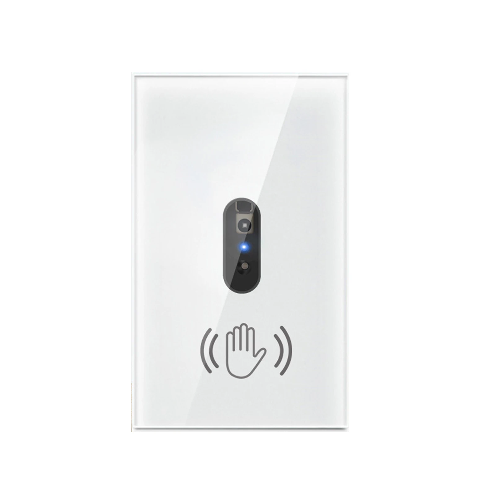 

10A Infrared Sensor Switch No Touch Needed Traditional Switch Tempered Glass Panel Neutral Wire Smart Home Intelligent Switch Us