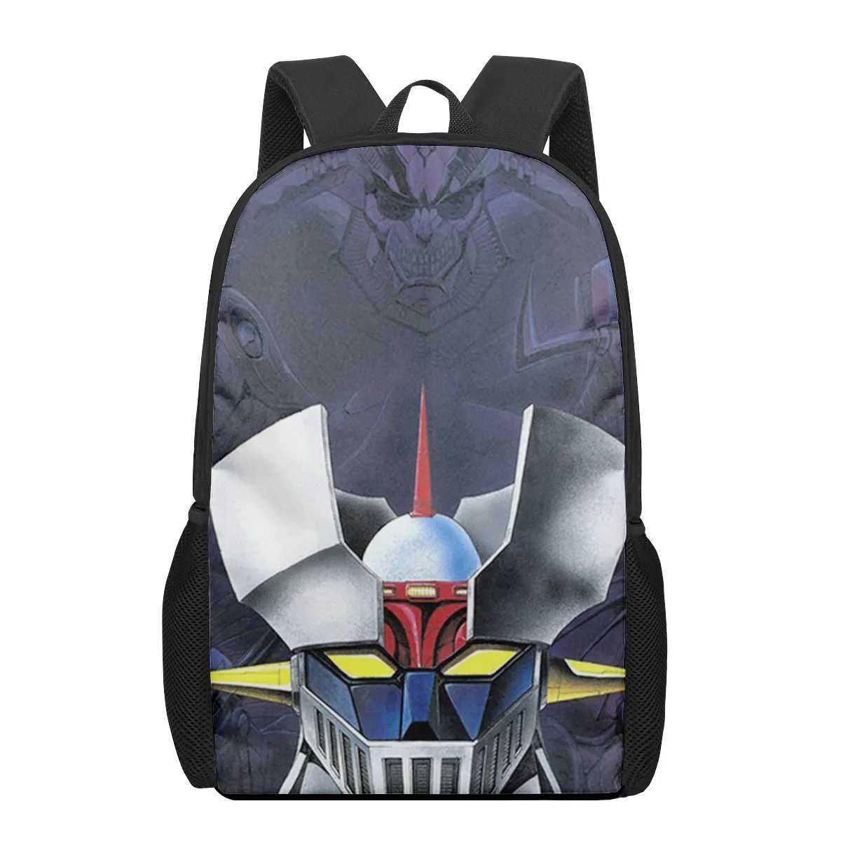 Japan Manga Mazinger School Bags For Boys 3D Print School Kids Bag Kindergarten Backpack Girls Child Bookbag Mochila Escolar