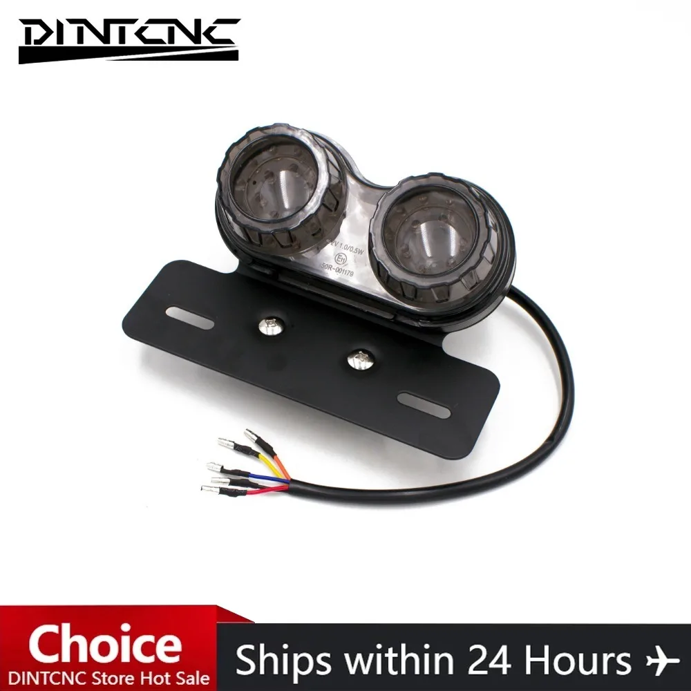 Универсальный для BMW задний фонарь мотоцикла с подставкой номерного знака лампа