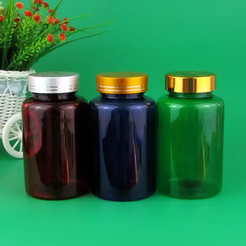 10/25/50 шт., 60 мл, 100 мл, 150 мл, 250 мл, пустые пластиковые капсулы, упаковочная бутылка, коричневые многоразовые бутылки для хранения, упаковочные контейнеры