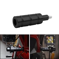 motorcycle led headlight fog light mounting bracket post support base m8 m6 mount bike sport tail light spotlight bracket