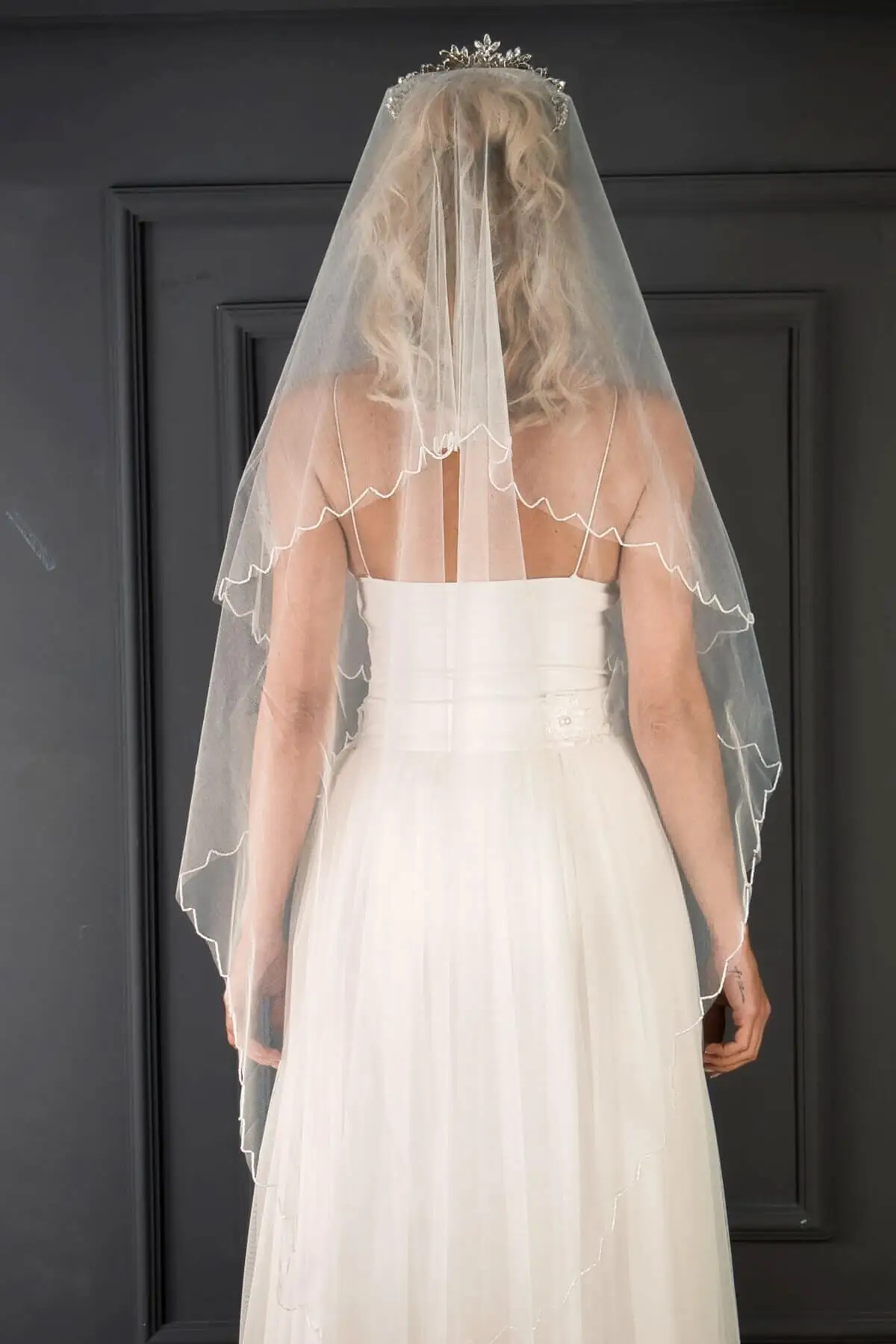 

Bridal Accessories Bead embroidery Bridal Veil Wedding Handmade For Bride And Bridesmaids