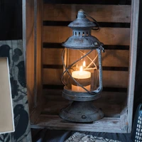 european retro candle holder small lantern wind oil lamp home decoration decoration garden grocery items suitable for the garden