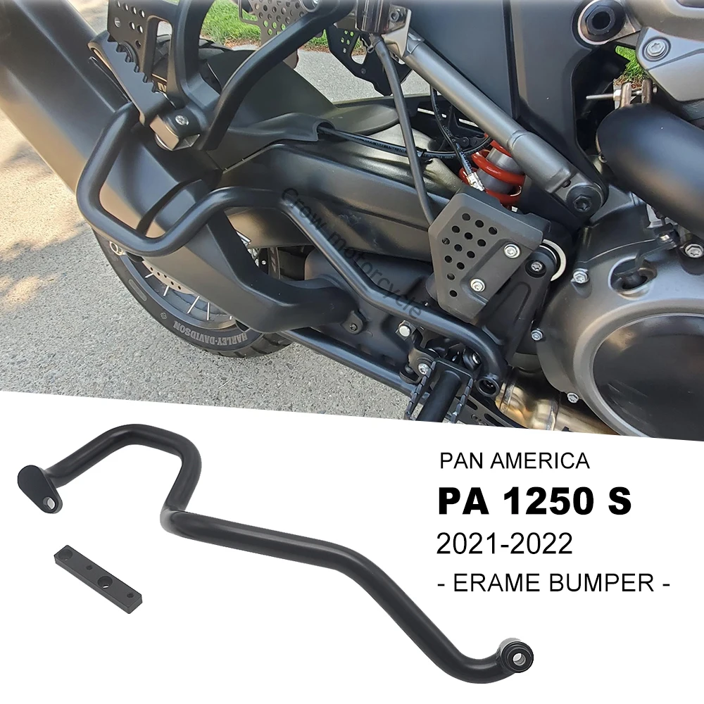 

PA 1250 S Защита глушителя для PAN AMERICA 1250 S PA 1250 S 2020 2021 2022 2023, аксессуары для мотоциклов, защитная рамка глушителя, бампер