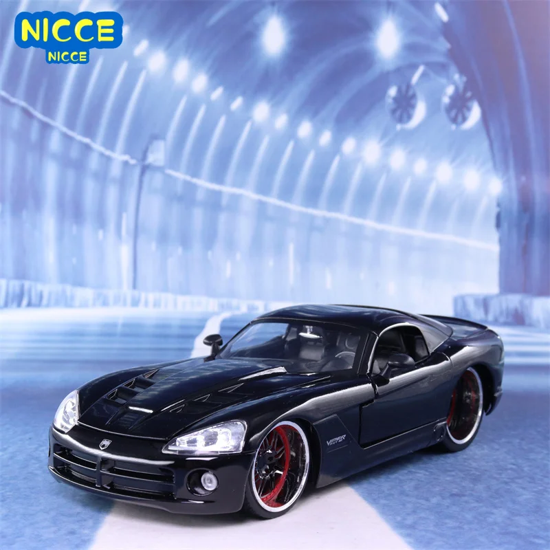 

NICCE 1:24 Dodge Viper SRT10 Toy Alloy Car Diecast Toy Vehicles Car Model Miniature Scale Model Car Toys for Children Z29