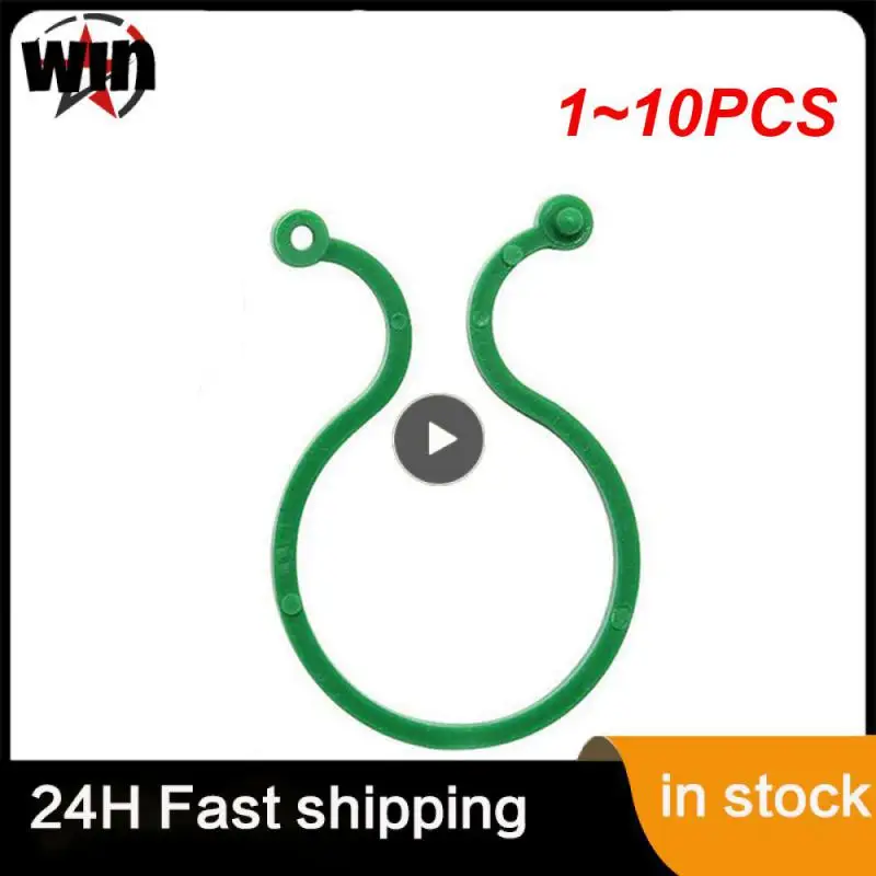

1~10PCS Garden Vine Strapping Clips Plant Bundled Buckle Ring Holder Tomato Garden Plant Stand Tool 10-Garden Decor Acc