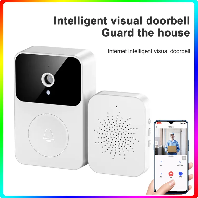 

Smart WIFI Doorbell Smart Home Wireless Phone Waterproof Door Bell Camera Security Video Intercom 1080P HD IR Night 38 Music