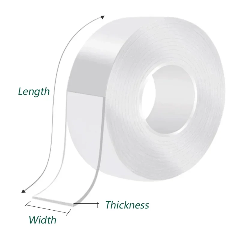 

Прозрачный акриловый двусторонний скотч NT0120