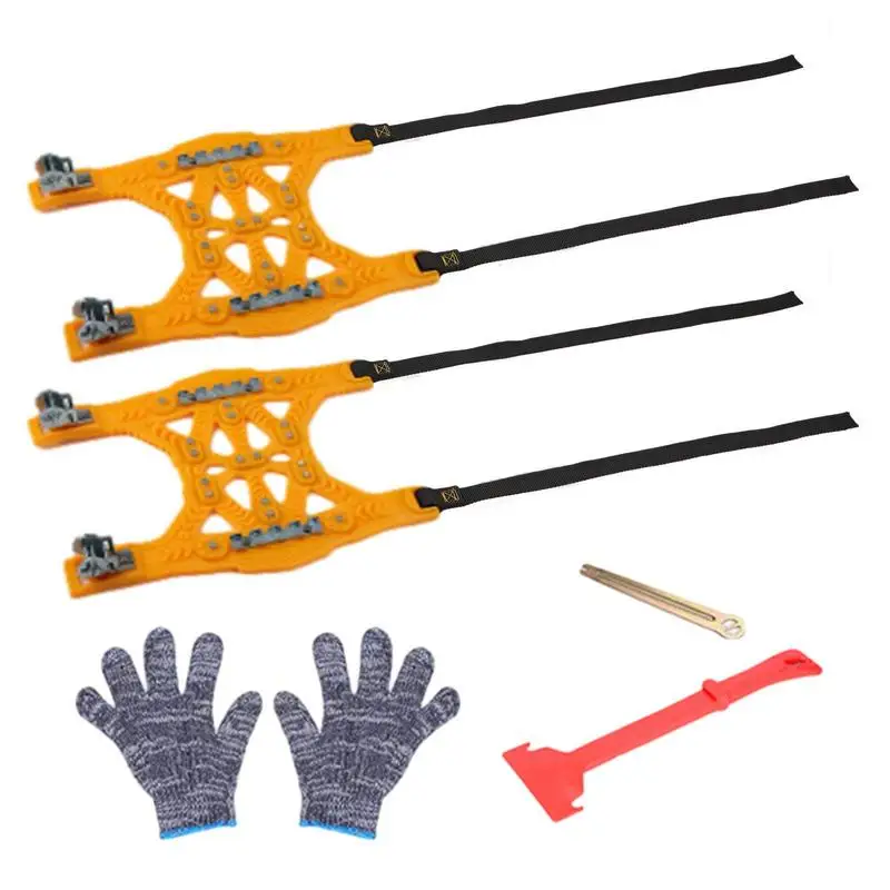 

Автомобильные цепи для снега, цепи для шин, противоскользящие цепи для снега, портативные и износостойкие цепи для шин для пикапа и внедорожника