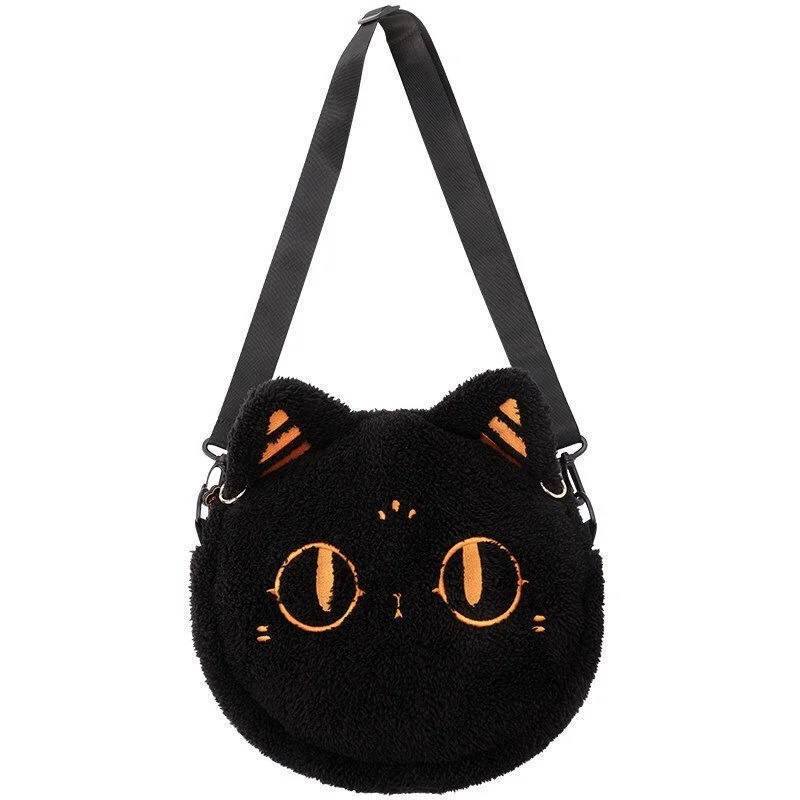 Xiuya Kawaii вышивка кошка сумка на плечо Симпатичная Корея Trendyol сумки через большая