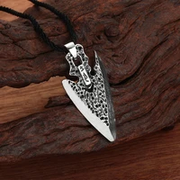 charms indian arrowhead dagger viking pendant for men necklace